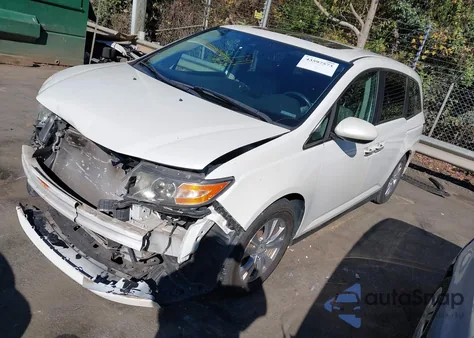 2016 Honda Odyssey Ex-L from USA, damaged, VIN 5FNRL5H63GB057681